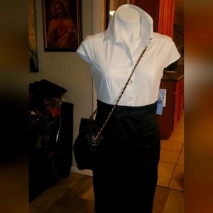 Black and white dress